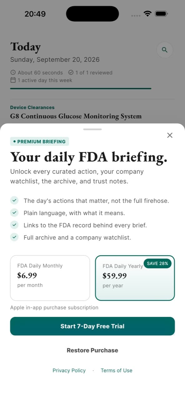 FDA Daily screenshot 5