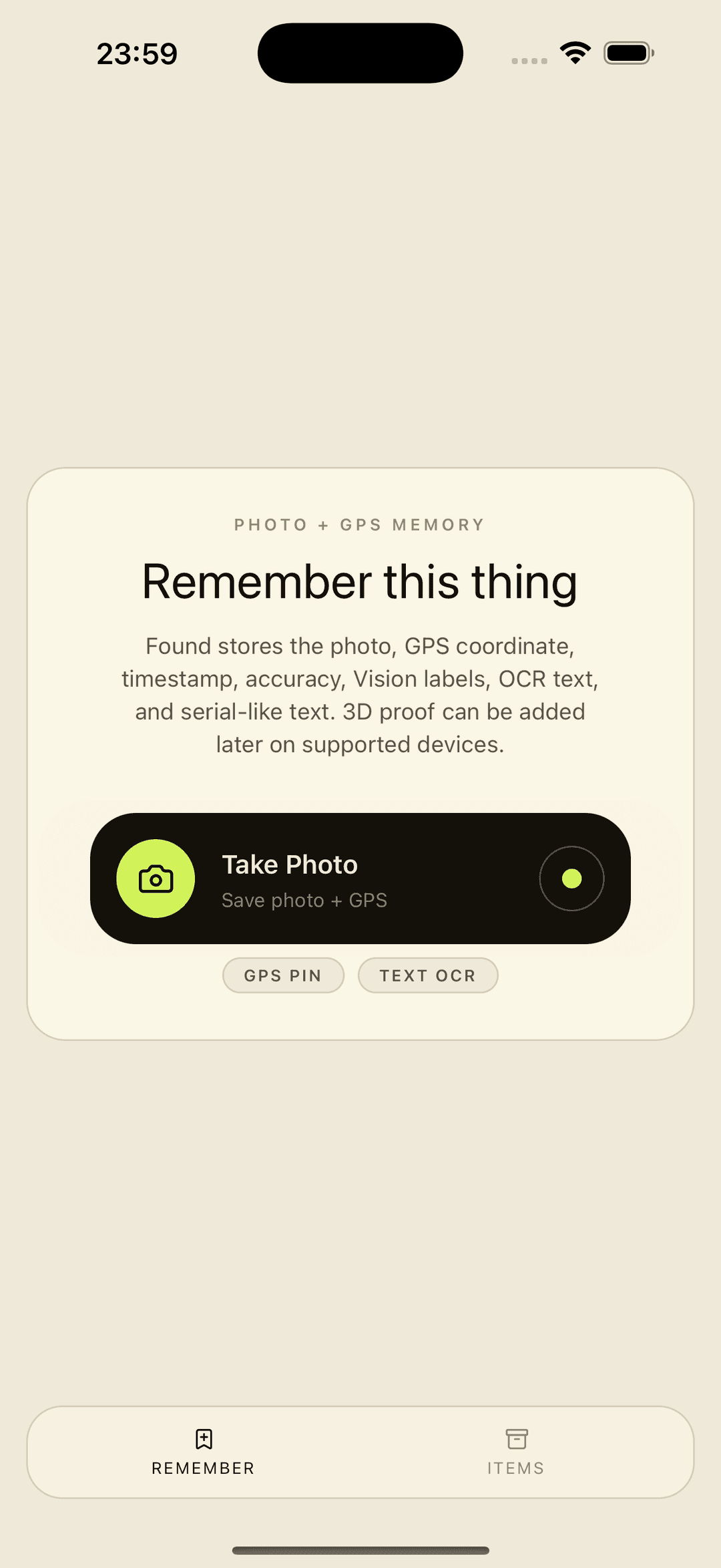 Found product screenshot