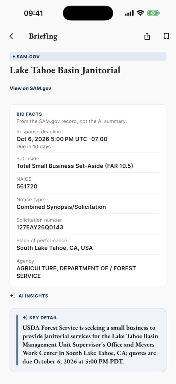 GovBid Daily screenshot 2