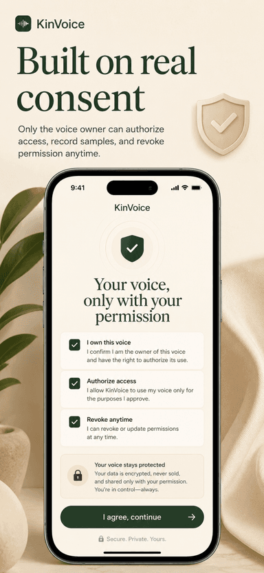 KinVoice screenshot 2