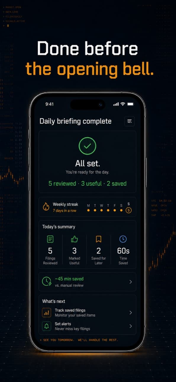 FilingsDaily screenshot 4